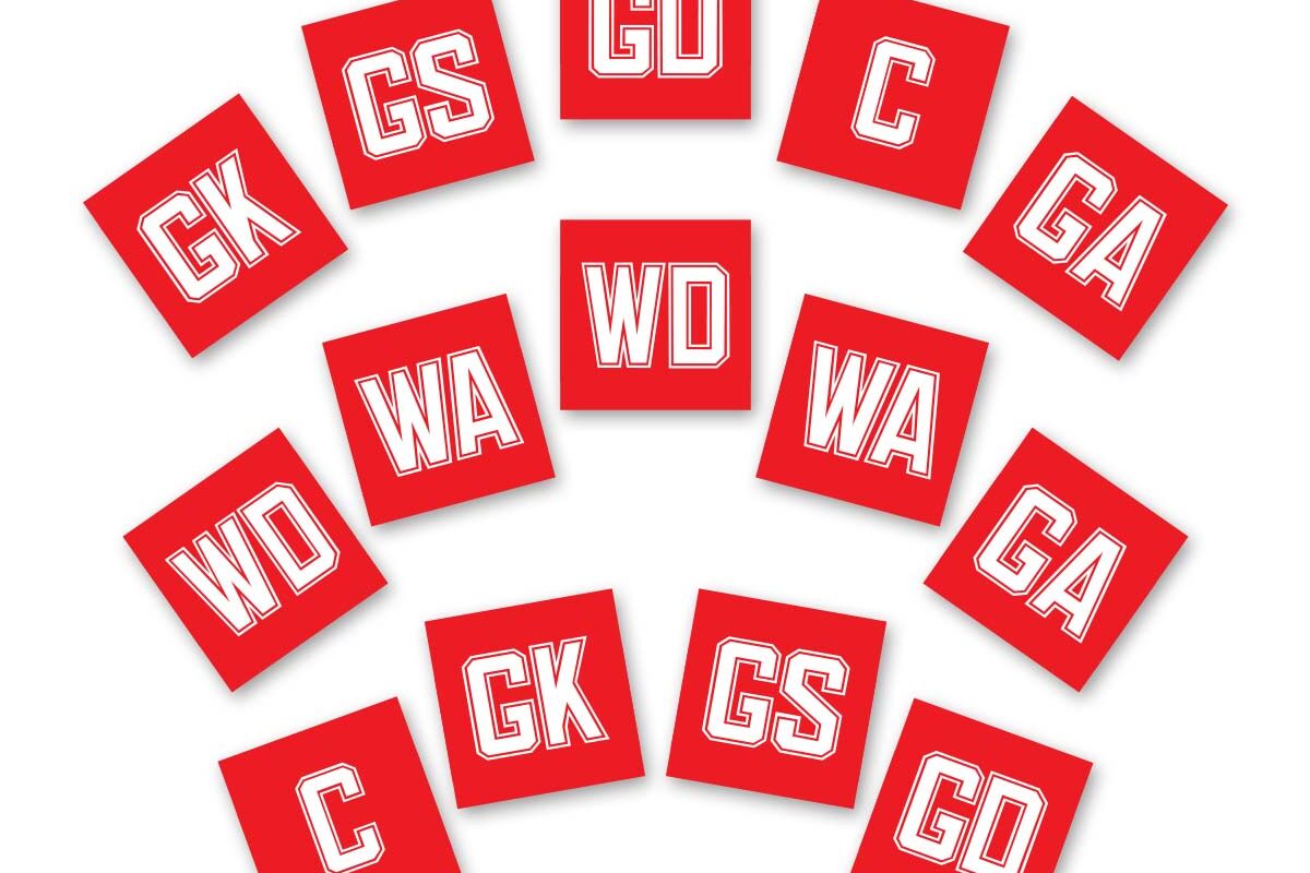 Red & White Bibs