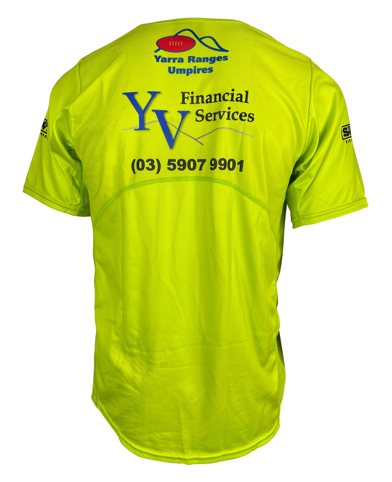 YV Financial Services Yellow Top_Back
