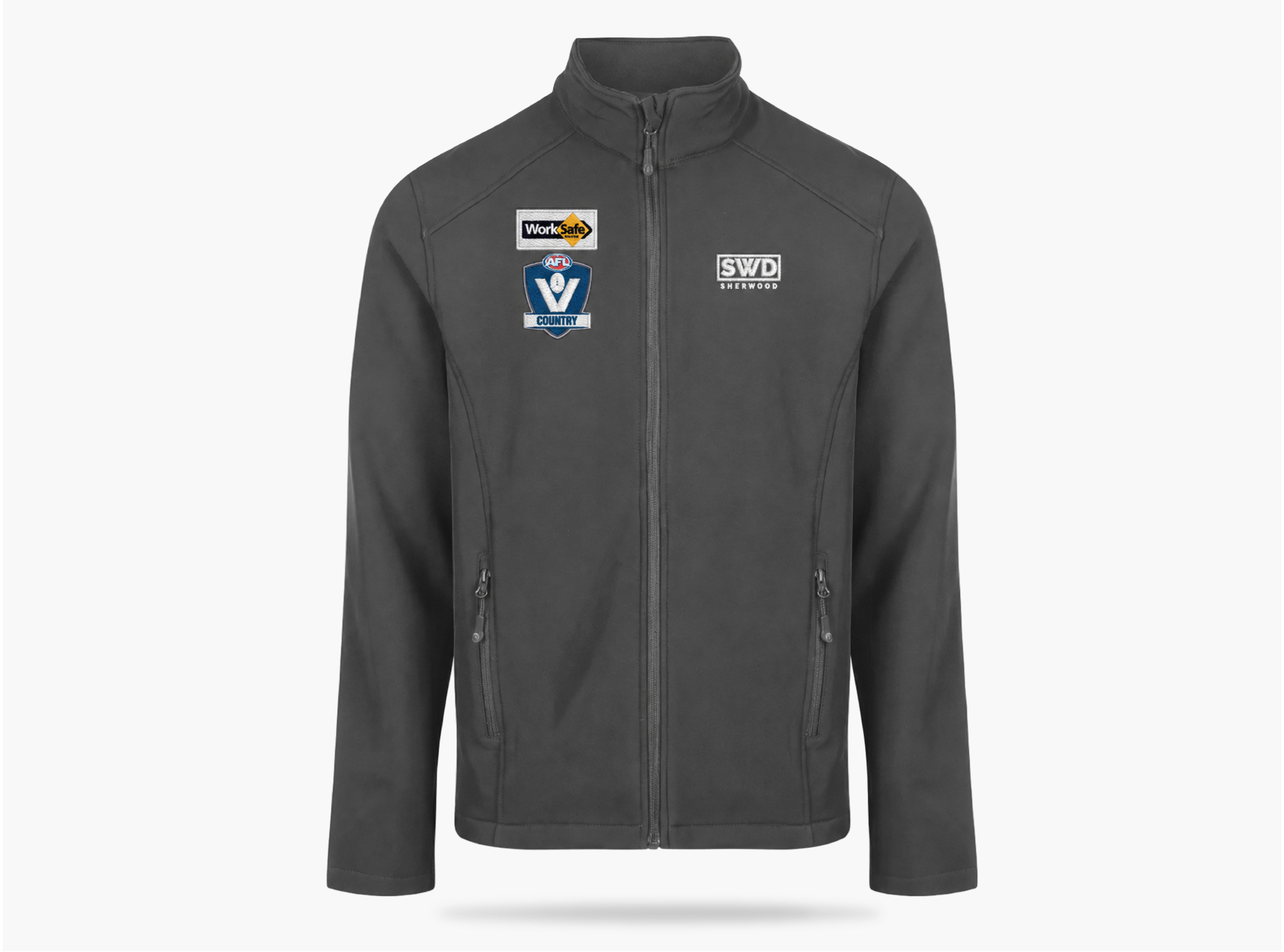 Product Page Image Umpire Jacket Embroidery and Screen Print