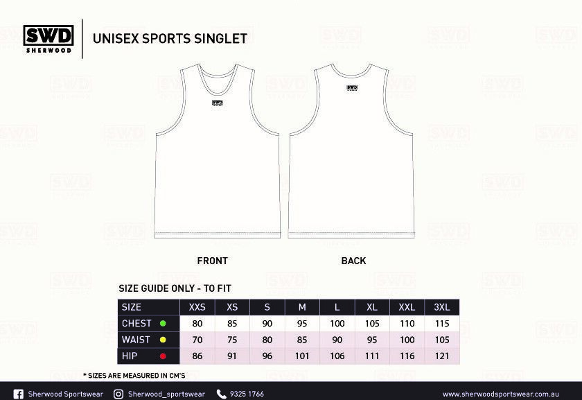 women's multisport singlet (1051)